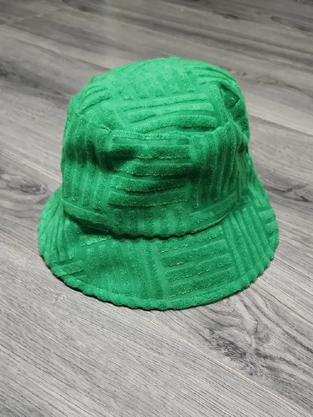 Kelly Green Terrycloth Bucket Hat